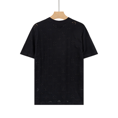 LVC220 New men's and women's summer pure cotton short sleeved top clothing