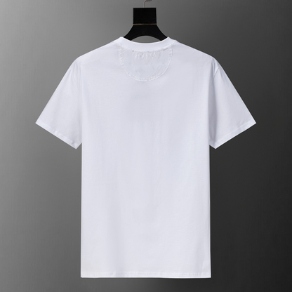 LVC121 New men's summer pure cotton short sleeved top+shorts two-piece outfit Clothing