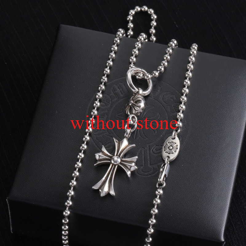 CHSN1  Classic men's and women's diamond studded cross necklace jewelry