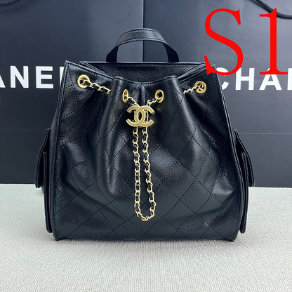 LCP18 Cowhide Leather Bag 23-23-14CM Shoulder bags