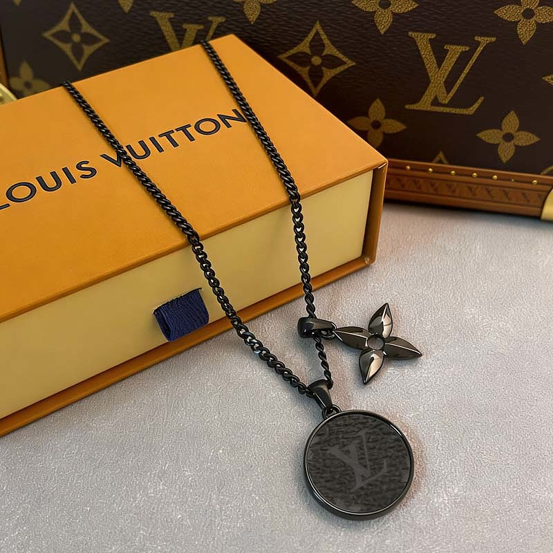 JK764 Steel  Necklace Jewelry