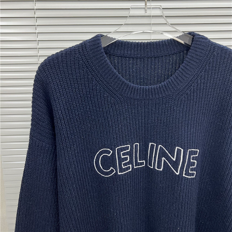 CEC4  Autumn and winter new high-quality men's and women's fashion brand new sweater jacquard letter clothing