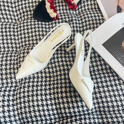 MPS7 Synthetic Leather Heel 7CM Women shoes 35-40 With box