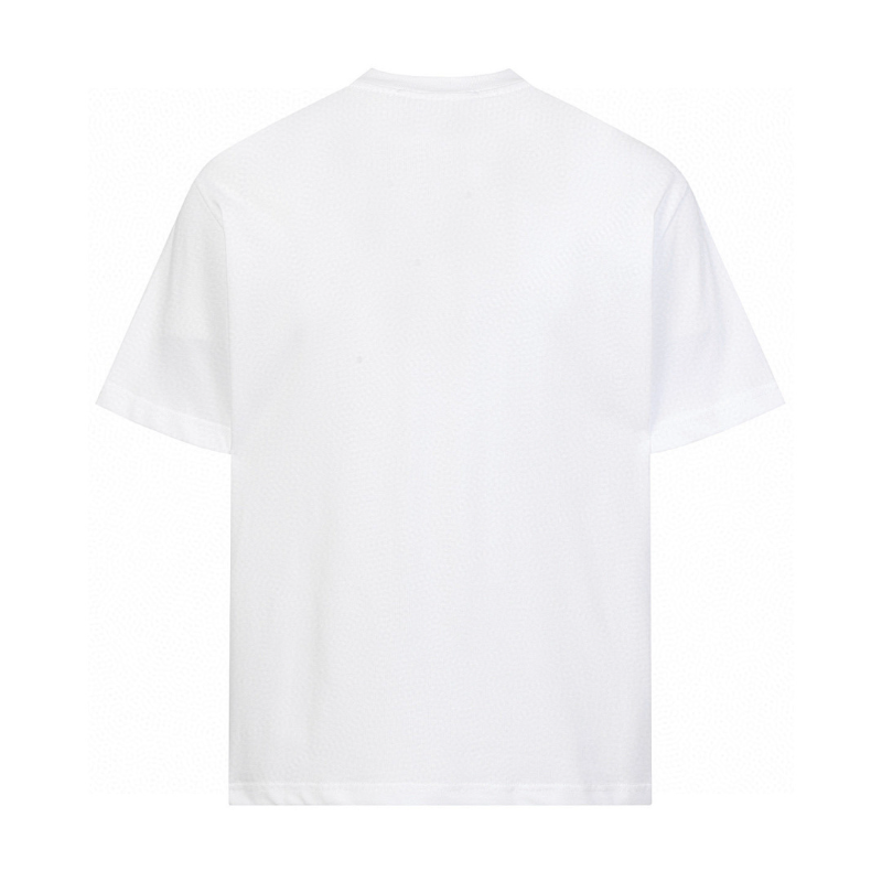LVC056 High quality men's and women's pure cotton summer short sleeved T-shirt embroidered clothing