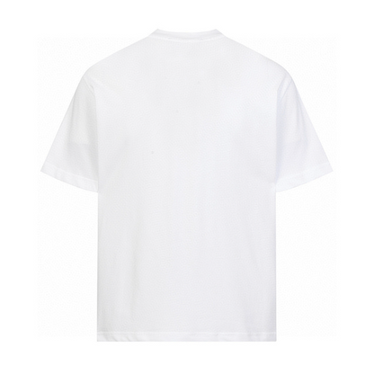 LVC056 High quality men's and women's pure cotton summer short sleeved T-shirt embroidered clothing