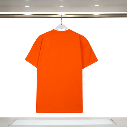 LOC45 New men's and women's summer pure cotton top T-shirt Clothing