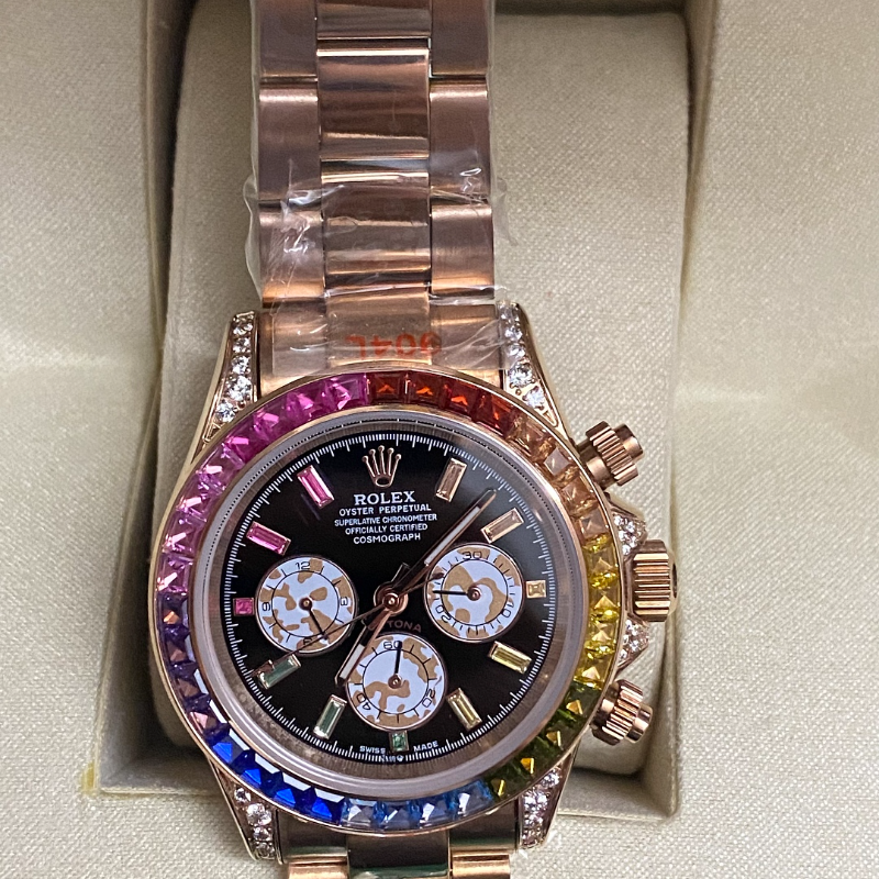 RW78 Exquisite diamond studded men's watch with 41 * 12mm CITIZEN movement watch