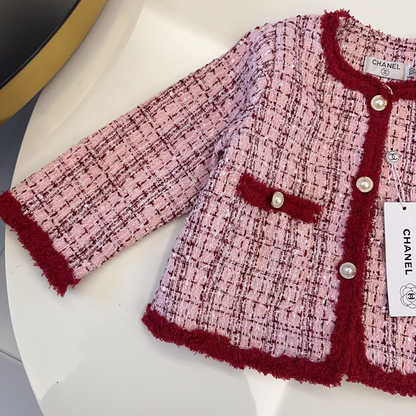 TCHC12 New girls' spring and autumn season thin jacket top clothing