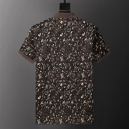 LVC038 New men's short sleeved polo top+shorts clothing