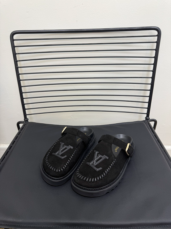 GLS14 Women slipper Leather Sole Shoes 35-41 with box