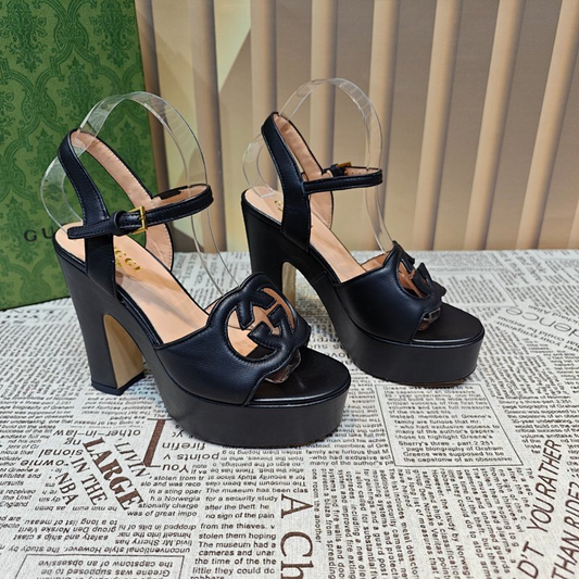 JHGS21 Slipper 12CM Heel Size 35-42 Shoes with box
