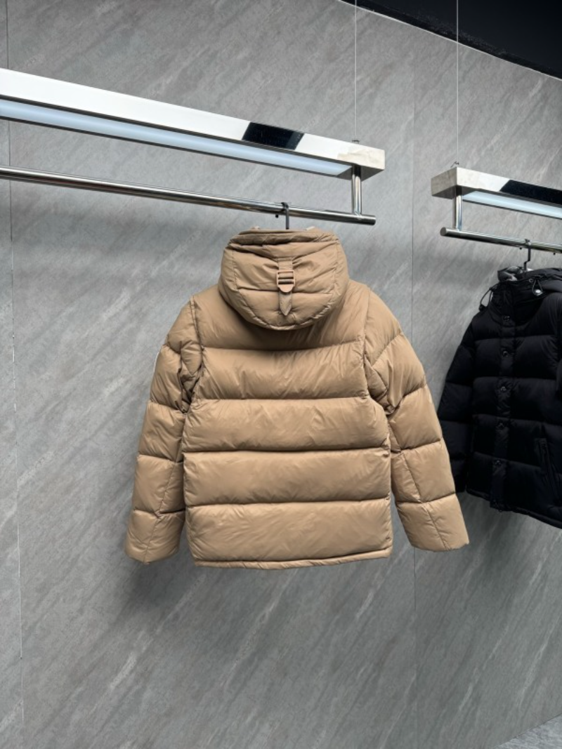 109765   New striped hooded sleeveless down jacket Top quliaty 1:1 clother