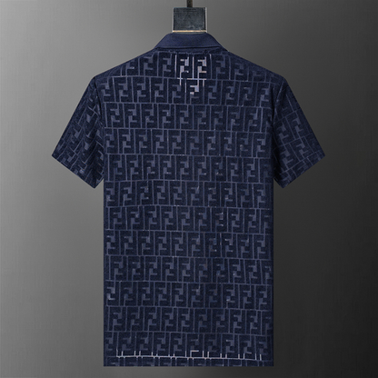 FDC17 New men's short sleeved polo top+shorts clothing
