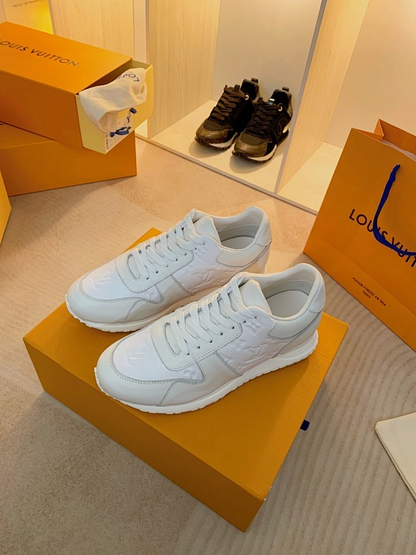 OLS43 Leather women 35-42 And men 40-46 sneakers shoes With box