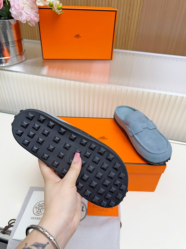 OHS2 Women slipper Leather Sole Shoes 35-41 with box