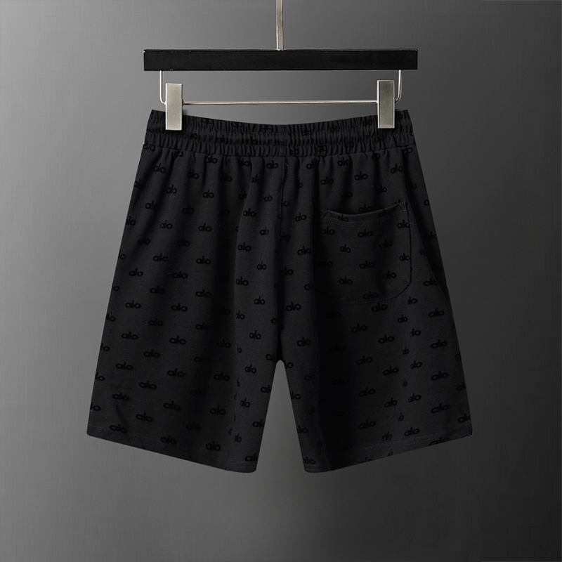 ALOC5 New Men's Summer Cotton Top+Shorts Set Clothing