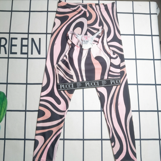 MLPU1 New women's summer swimsuit two-piece yoga outfit