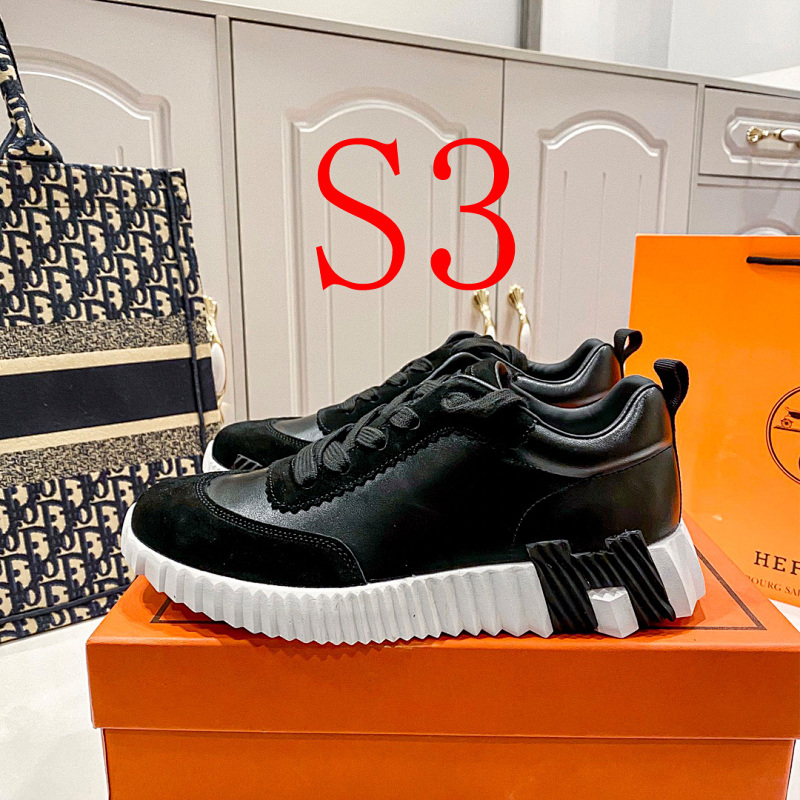 MJHS23 Synthetic Leather Man35-40 Women40-45 Shoes with box