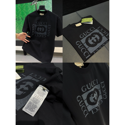 GUC051  New men's and women's summer pure cotton top T-shirt Clothing