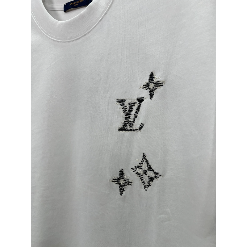 LVC221 New men's and women's summer pure cotton short sleeved top clothing Over size