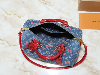 LLP239 Blue Bag 30-21-17CM Travel Bags
