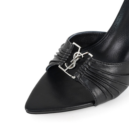 OYS12 Classic 6.5CM 9CM High heels 35-43 for women Leather shoes Box