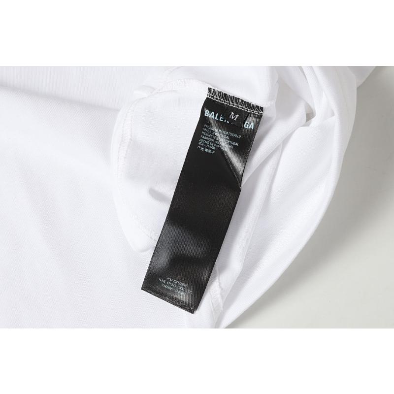 BAC32 New Men's and Women's Summer Short sleeved Cotton T-shirt Embroidered Craft Clothing