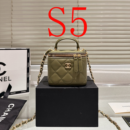 ACP01 Leather Bags 10CM Makeup tote Bag with Box
