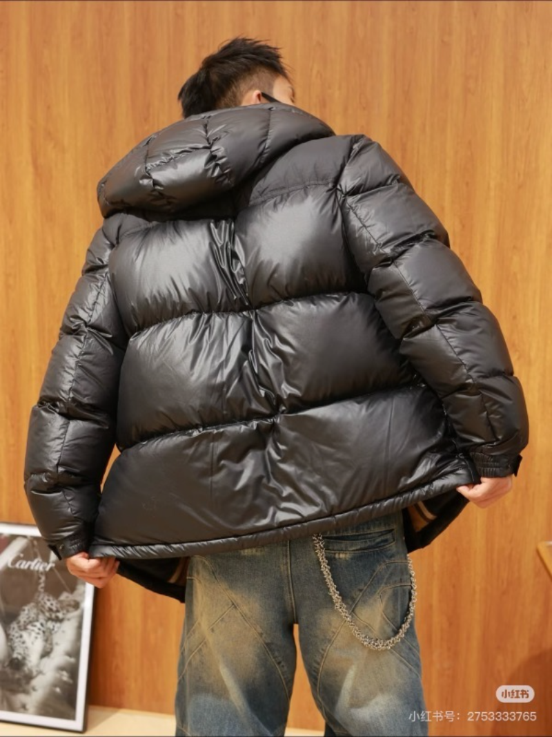 110334  New Li embroidery hooded down jacket Top quliaty 1:1 clothing