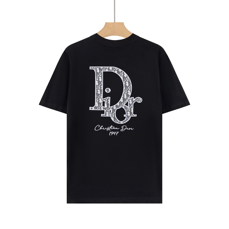 DIC40 New men's and women's summer pure cotton short sleeved top clothing