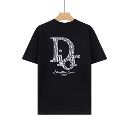 DIC40 New men's and women's summer pure cotton short sleeved top clothing