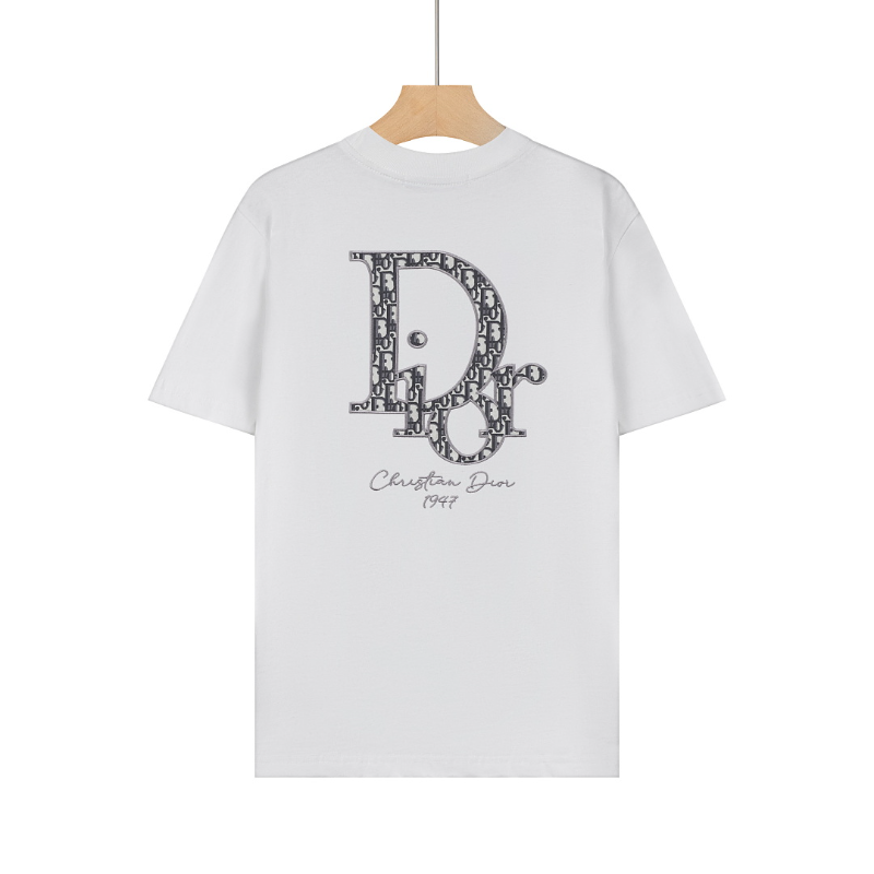 DIC40 New men's and women's summer pure cotton short sleeved top clothing