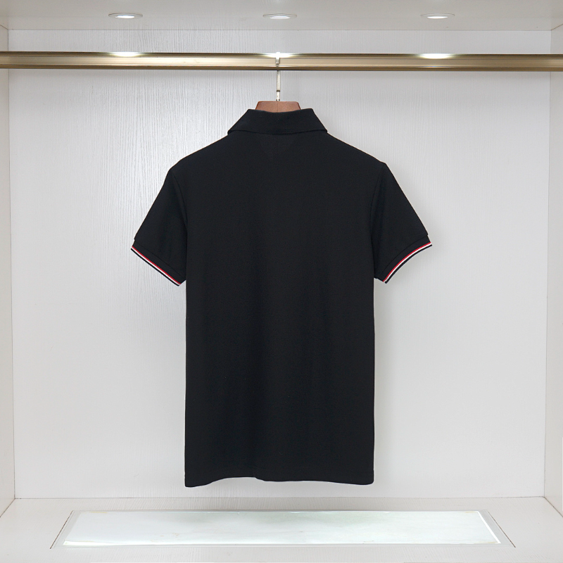 MOC039  New high-quality men's short sleeved polo shirt clothing