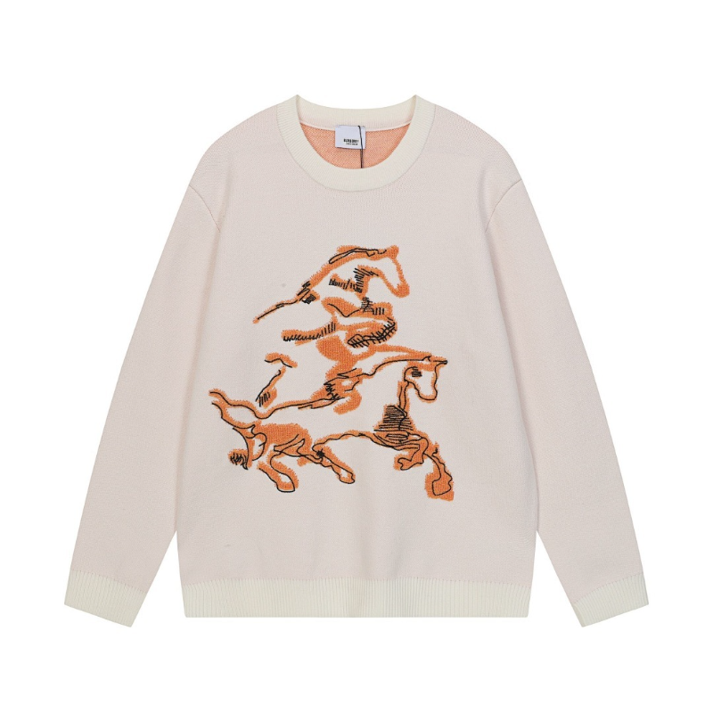 BUC033  Autumn and winter new high-quality men's and women's fashion brand new sweater jacquard letter clothing