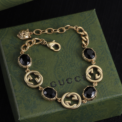 GUN8   Women's new fashion necklace bracelet earring set jewelry