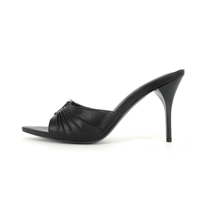 OYS12 Classic 6.5CM 9CM High heels 35-43 for women Leather shoes Box