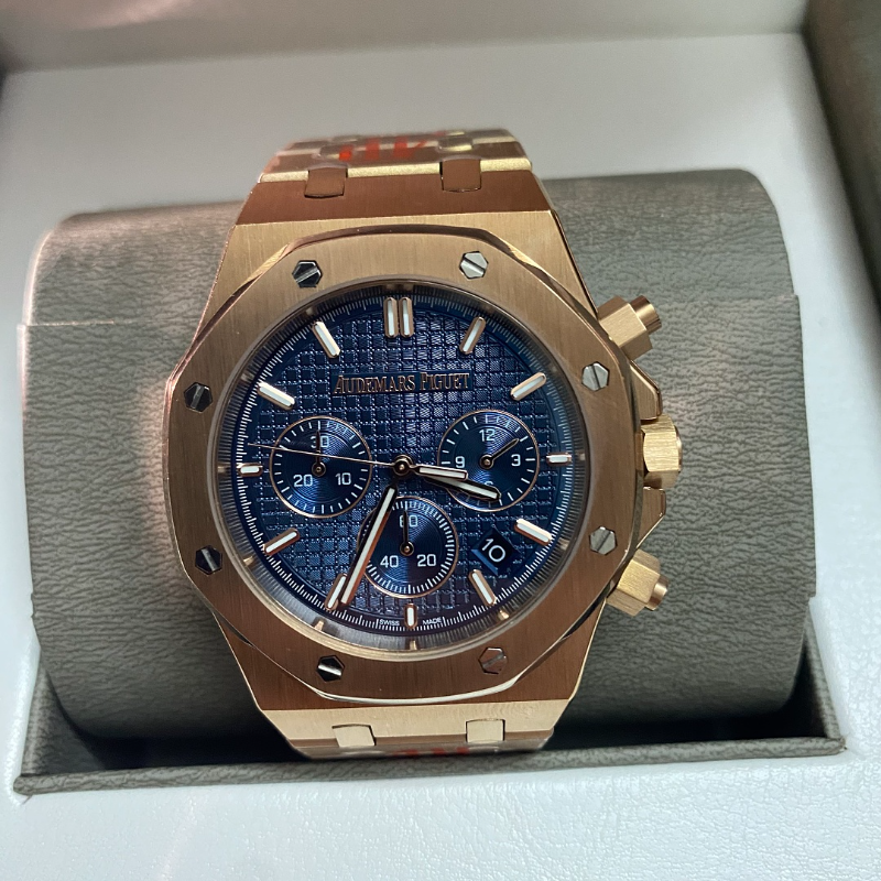 RW79  Men's  rose gold  mechanical watch with 316L steel case 41MM