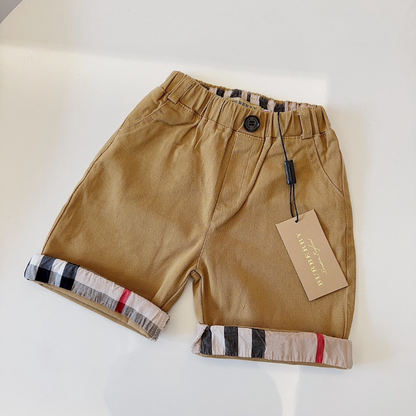 TBUC15  New Boys' Summer Cotton Polo Top+Cotton Shorts Set Clothing