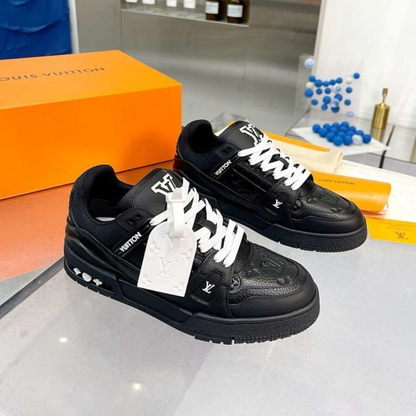 LLS3 High quality leather shoes women 35-41 or man 40-45 with box