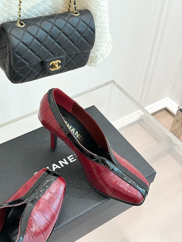 ZLCS5 High heels 6.5CM Size 35-41 Women Letaher shoes with box