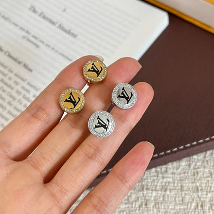 A1242   Women's new fashionable titanium steel earrings and jewelry