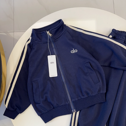 TLOC1 New Spring and Autumn Leisure Set for Boys and Girls, Long Sleeve Cardigan+Pants Clothing