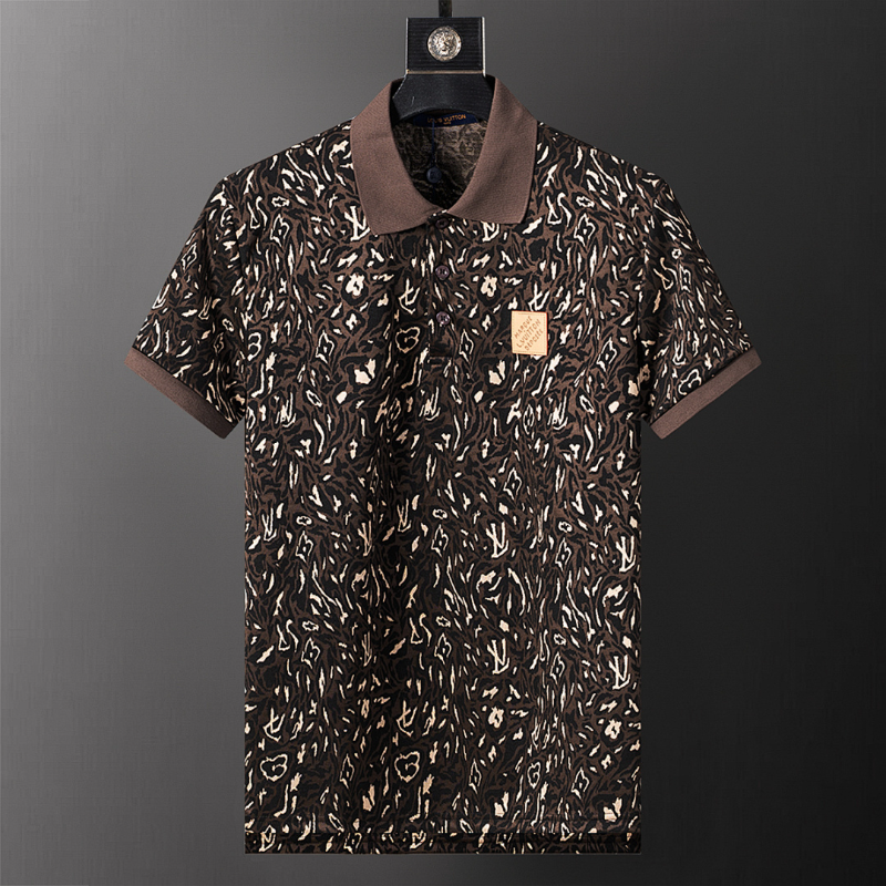 LVC038 New men's short sleeved polo top+shorts clothing