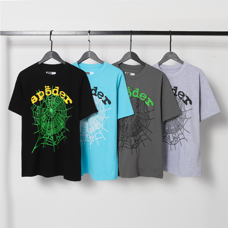SPC21 New men's and women's summer pure cotton top T-shirt clothing