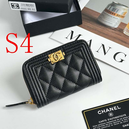 LCP74 Card bag 11-7.5CM Leather Wallet with box