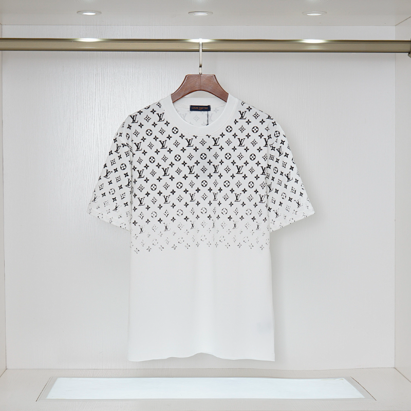 LVC050  New men's and women's summer pure cotton top T-shirt clothing
