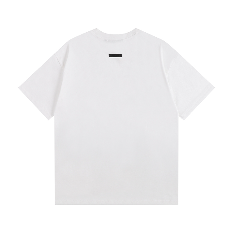 FGC12 New men's and women's summer short sleeved T-shirt double yarn cotton top loose fit  clothing