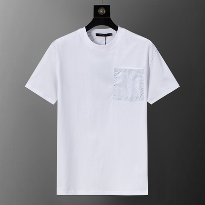 LVC121 New men's summer pure cotton short sleeved top+shorts two-piece outfit Clothing
