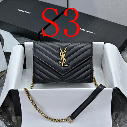 LYP05 Leather bag 19-13-5CM Shoulder bags With Box