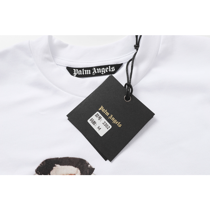 PAC4 New men's and women's summer pure cotton top T-shirt Clothing